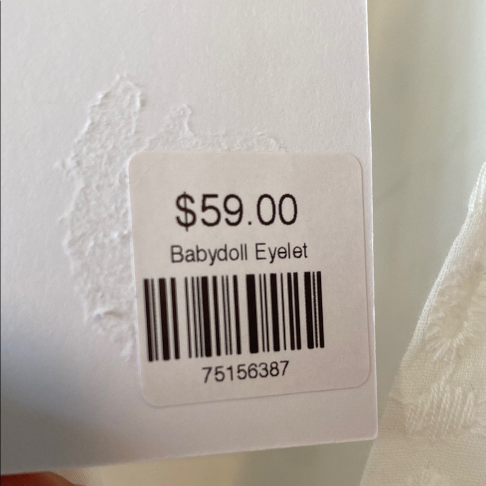 White Eyelet Dress - Picture 4 of 7